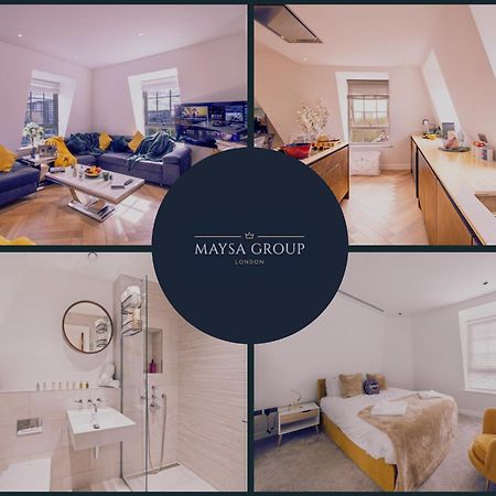 Elegant 3-Bedroom Penthouse In Marble Arch 70 Londra Exterior foto